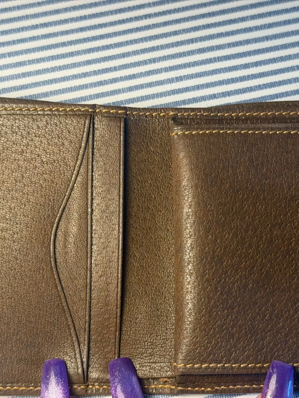 Gucci Brown/Beige GG Canvas Bifold Wallet - Picture 2 of 6